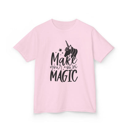 Kids Unicorn Magic Tee - 'Make Your Own Magic' Cotton Shirt