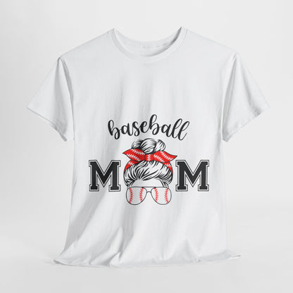 Baseball Mom Unisex Heavy Cotton Tee - Perfect for Game Day