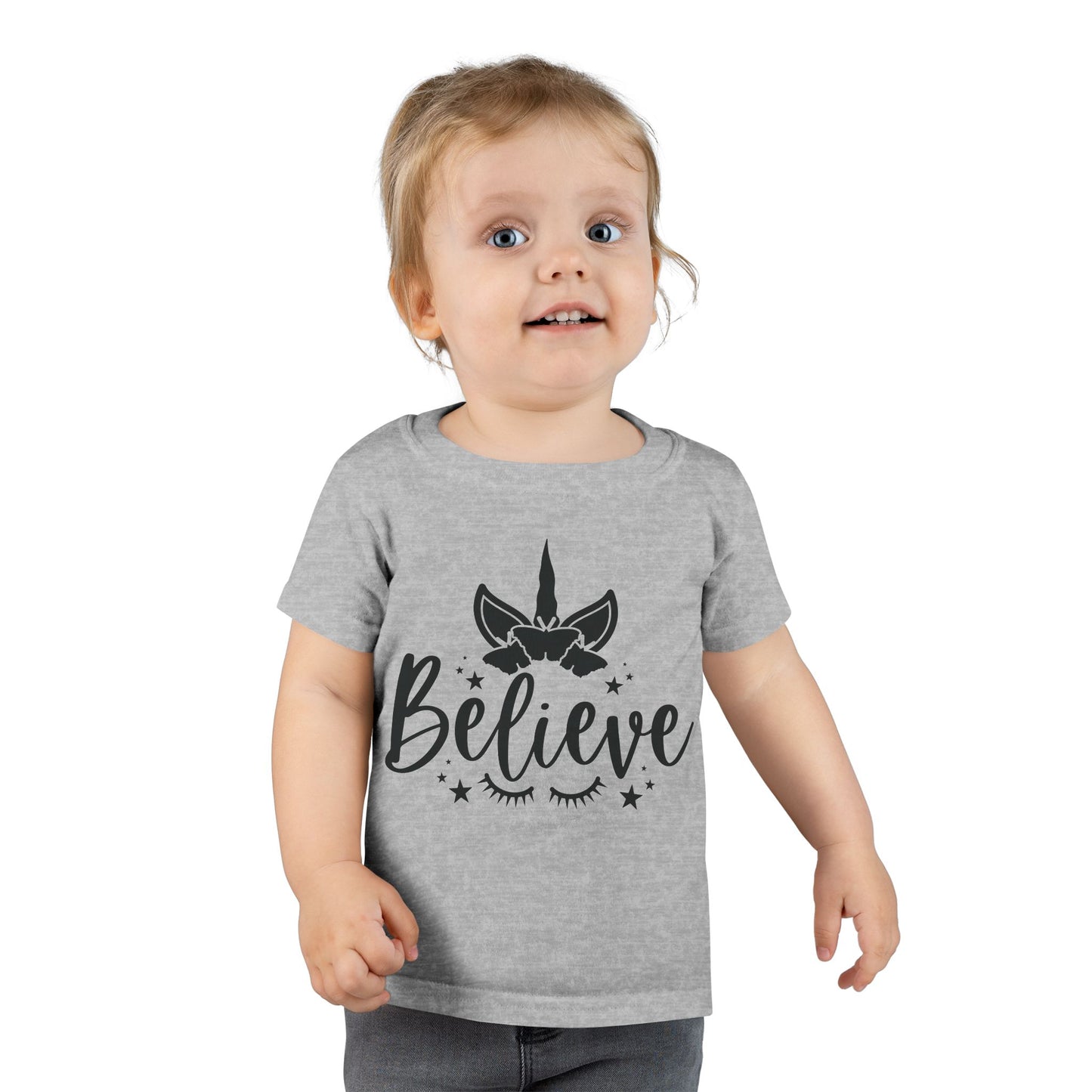 Toddler Unicorn 'Believe' T-Shirt – Cute & Inspirational Kids Apparel