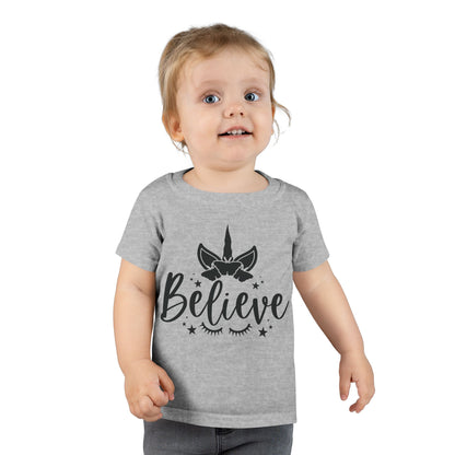 Toddler Unicorn 'Believe' T-Shirt – Cute & Inspirational Kids Apparel