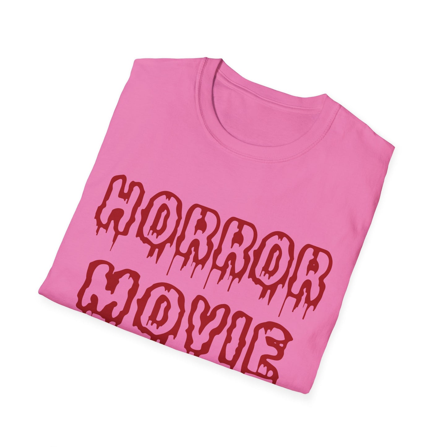 Unisex Horror Movie Addict T-Shirt – Perfect for Halloween, Movie Nights, Gifts for Cinephiles, Casual Wear, Comfortable Style