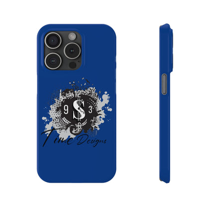 Stylish Dollar Clock Slim Phone Case | Time Designs
