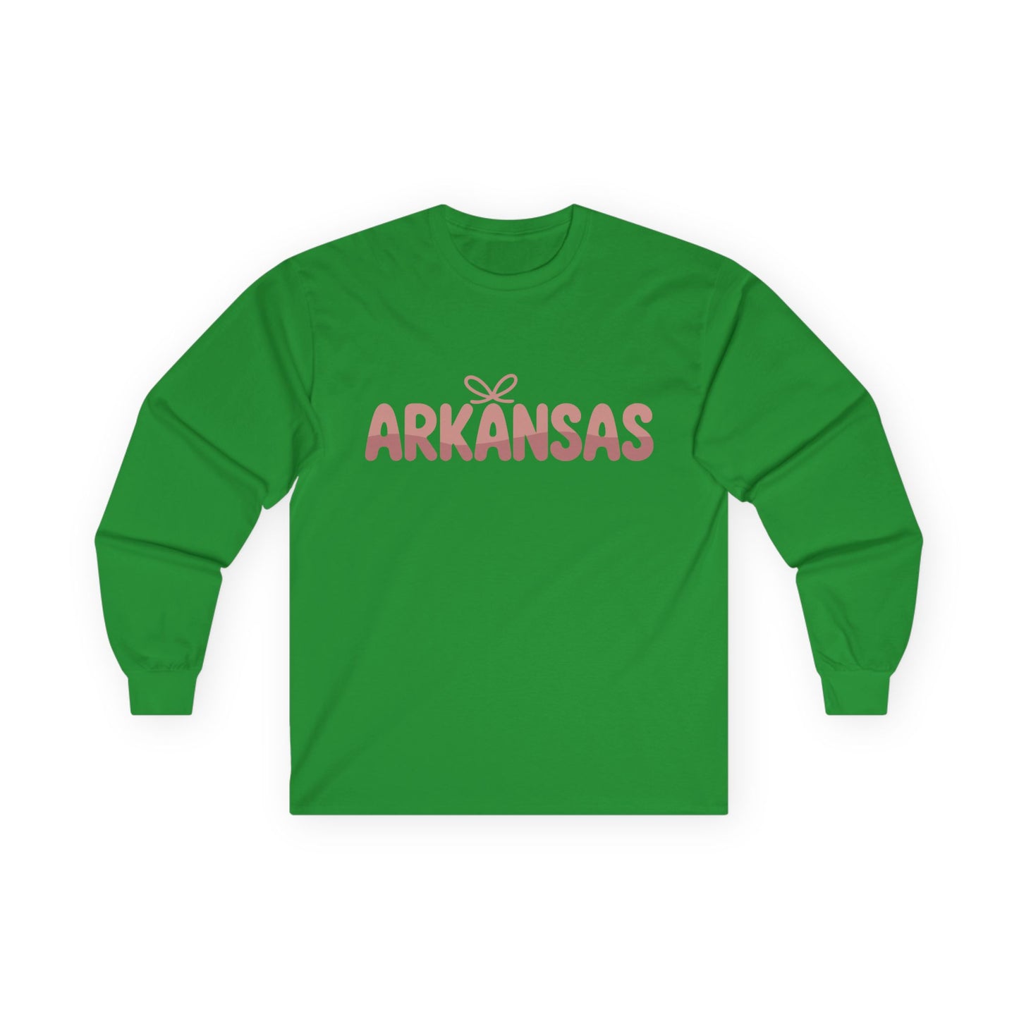 Arkansas Script Long Sleeve Tee