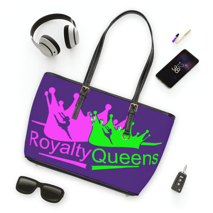 Royalty Queens PU Leather Shoulder Bag, Trendy Tote, Fashionable Handbag, Gifts for Her, Stylish Purse, Queen Vibes
