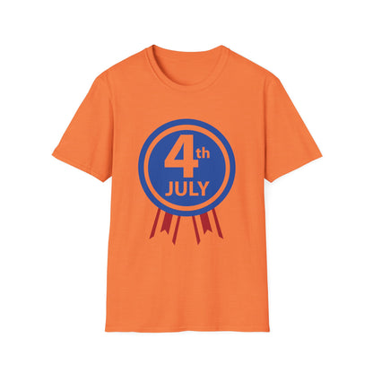 4th of July Unisex Softstyle T-Shirt, Independence Day Tee, Patriotic Shirt, July 4th Celebration T-Shirt, USA Pride Clothing