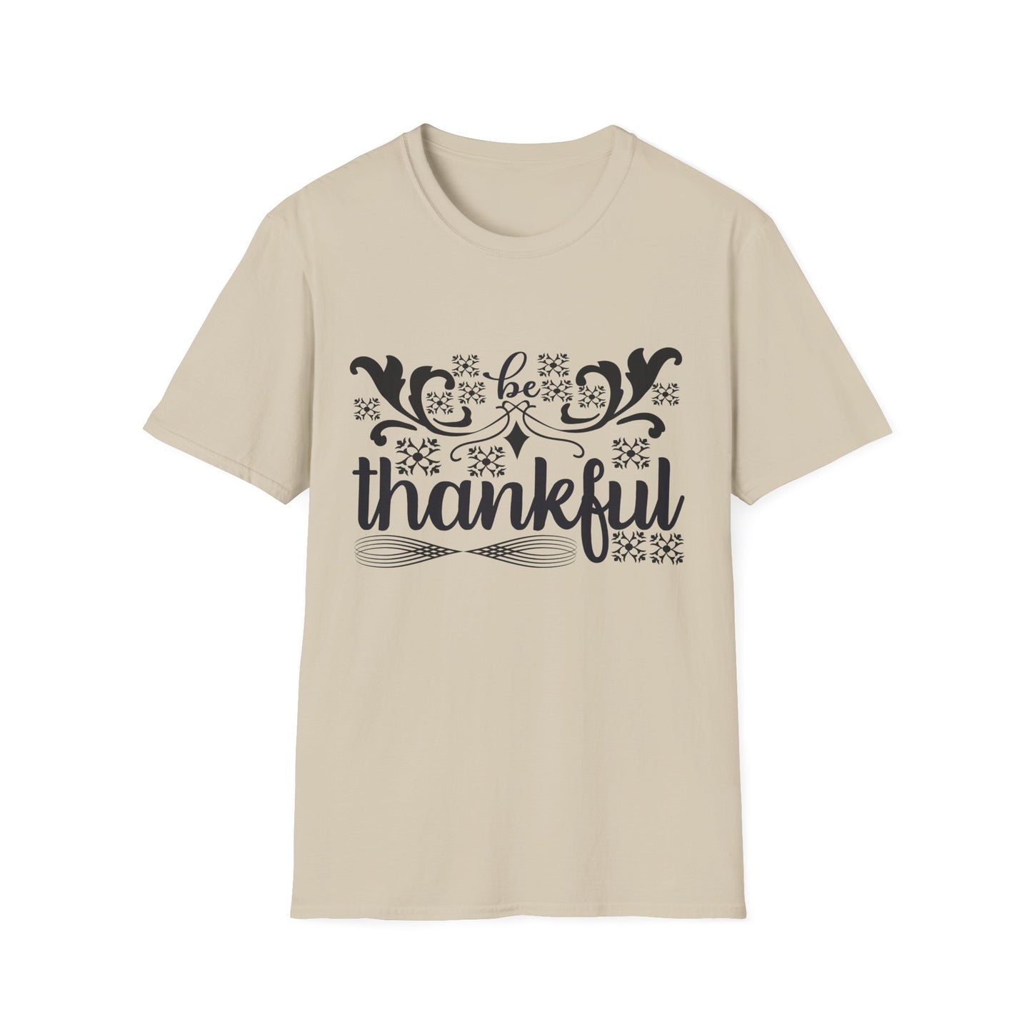 Thankful Unisex Softstyle T-Shirt - Fall Fashion, Thanksgiving Gift, Casual Wear, Gratitude Tees, Everyday Comfort