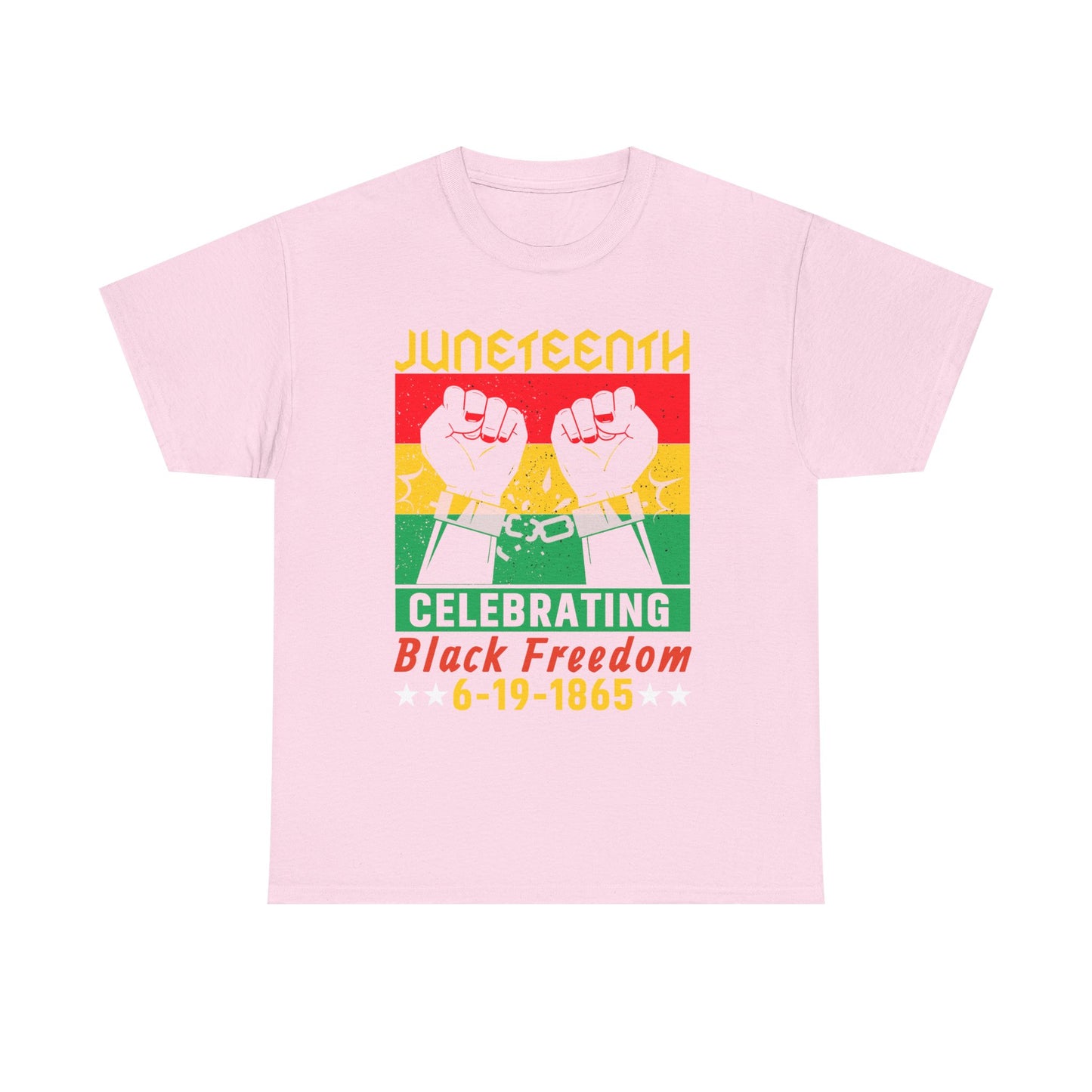 Juneteenth Celebration Tee, Unisex Cotton Shirt, Black Freedom T-Shirt, 6-19-1865 Heritage Top, Summer Festival Apparel, History Shirt