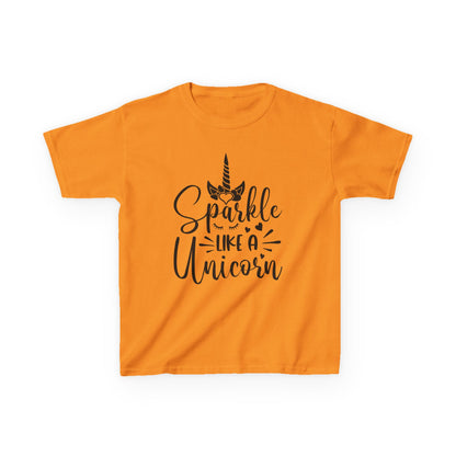 Sparkle Like A Unicorn Kids Tee - Fun & Colorful Cotton Shirt