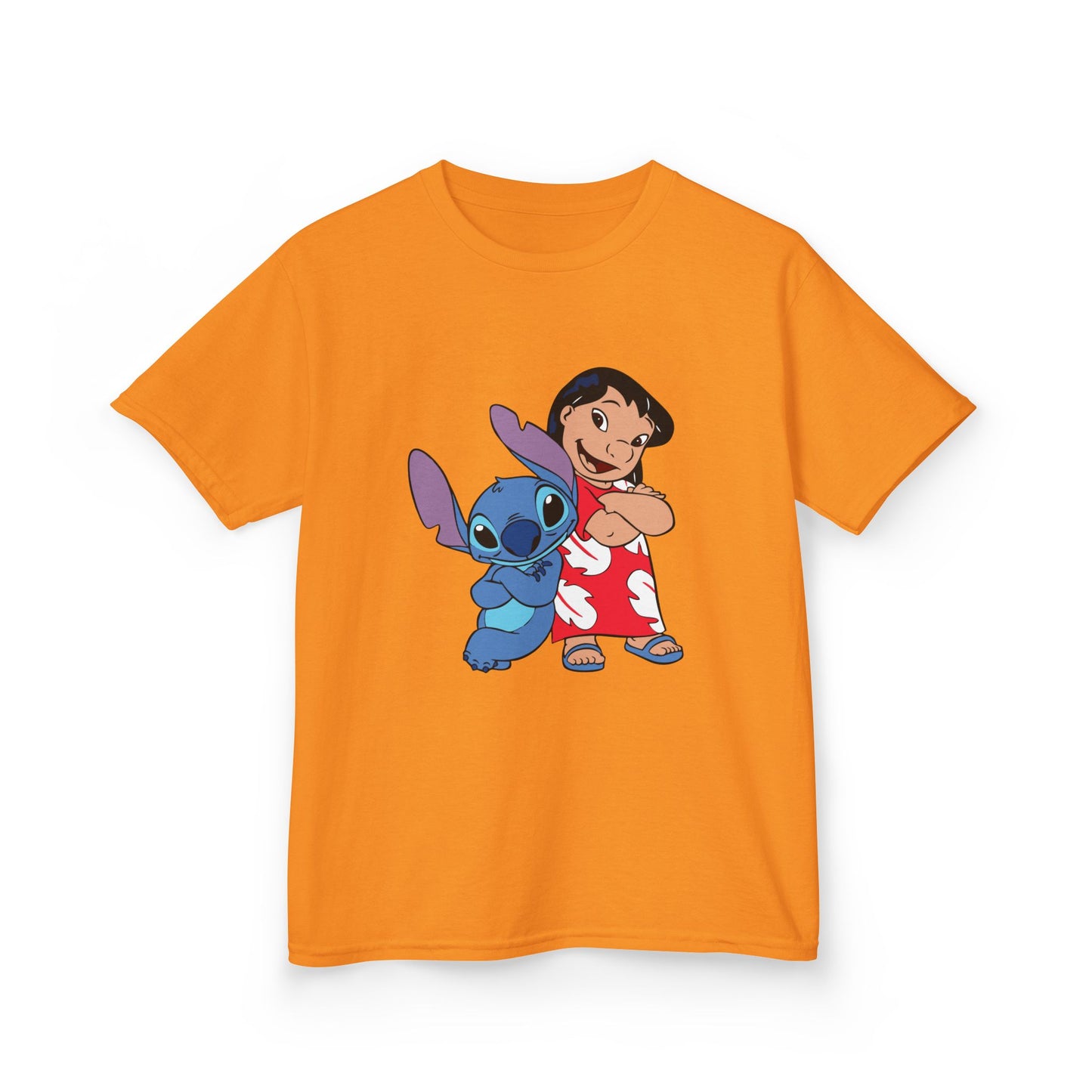 Kids Hawaiian Style T-Shirt with Stitch and Lilo