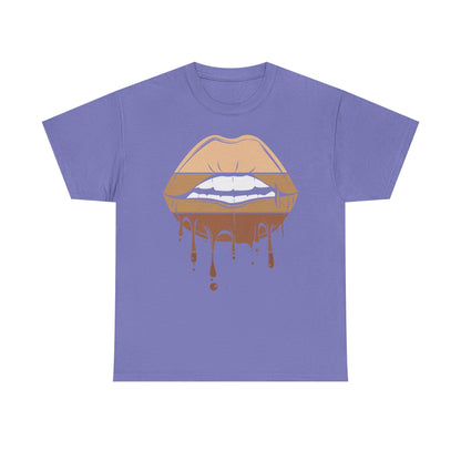Chic Bold Lip Graphic Tee - Unisex Heavy Cotton