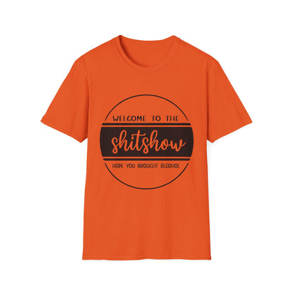 Welcome to the Shitshow Unisex Softstyle T-Shirt - Fun Party Humor Tee