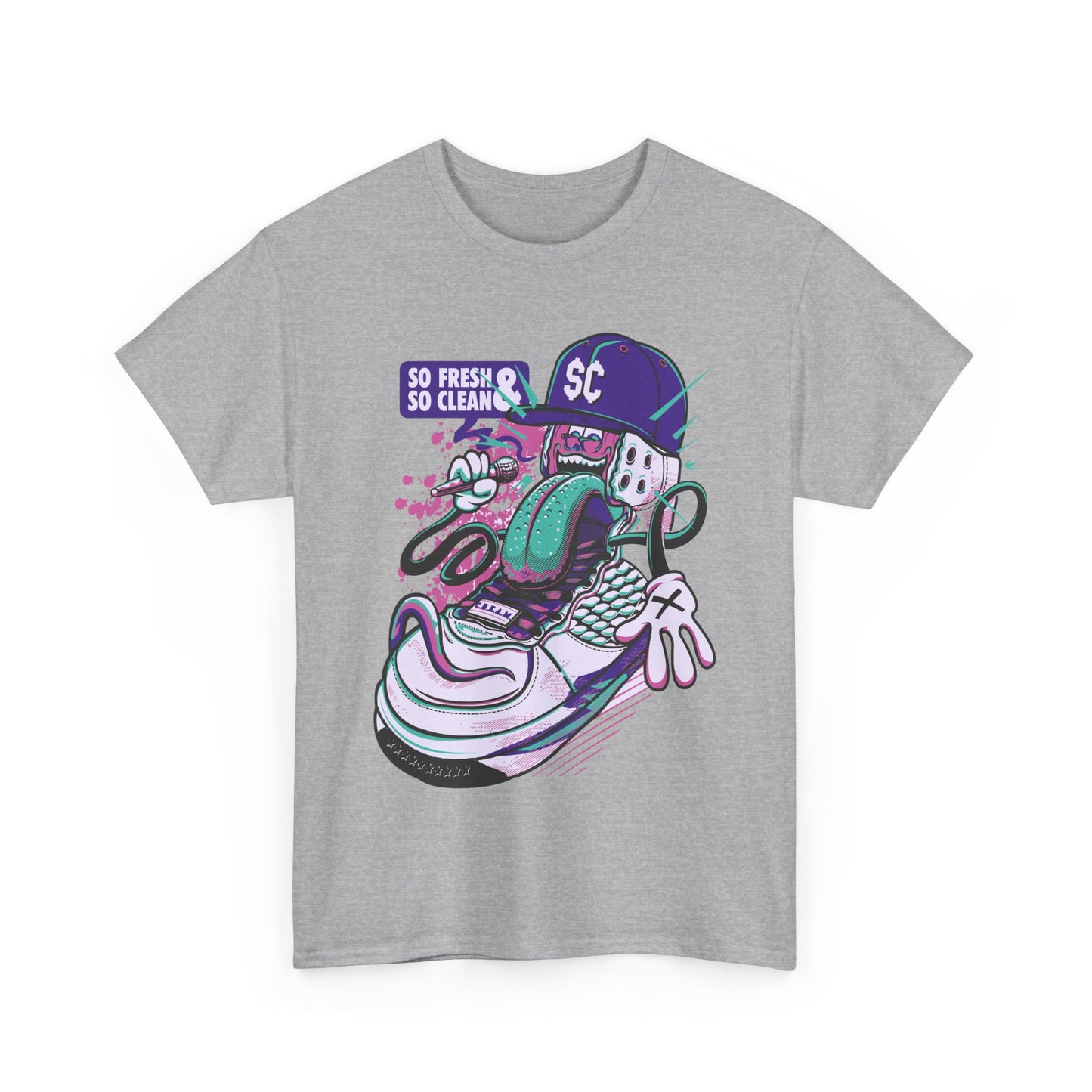 So Fresh So Clean Unisex Heavy Cotton Tee - Trendy Streetwear T-Shirt