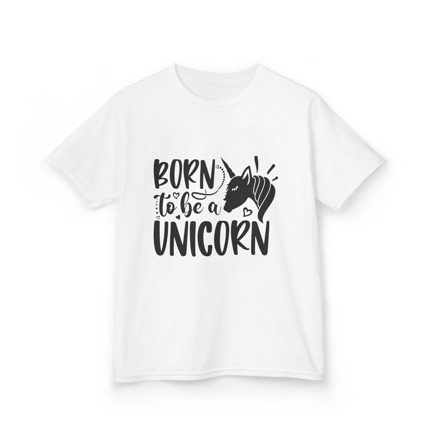 Kids Unicorn T-Shirt - "Born to Be a Unicorn" - Fun Cotton Tee for Boys & Girls