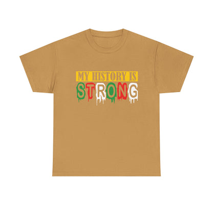 Empowerment Unisex Heavy Cotton Tee | My History Is Strong, Inspirational Shirt, Affirmation Tee, Black History Month Tee, Gift for [...]