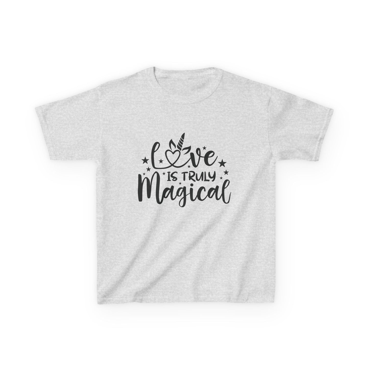 Kids Magical Love Tee - Cute & Comfy Heavy Cotton T-Shirt for Children