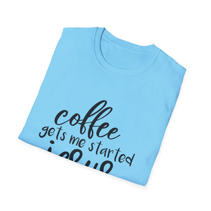 Coffee & Jesus Unisex Softstyle T-Shirt - Inspirational Christian Tee
