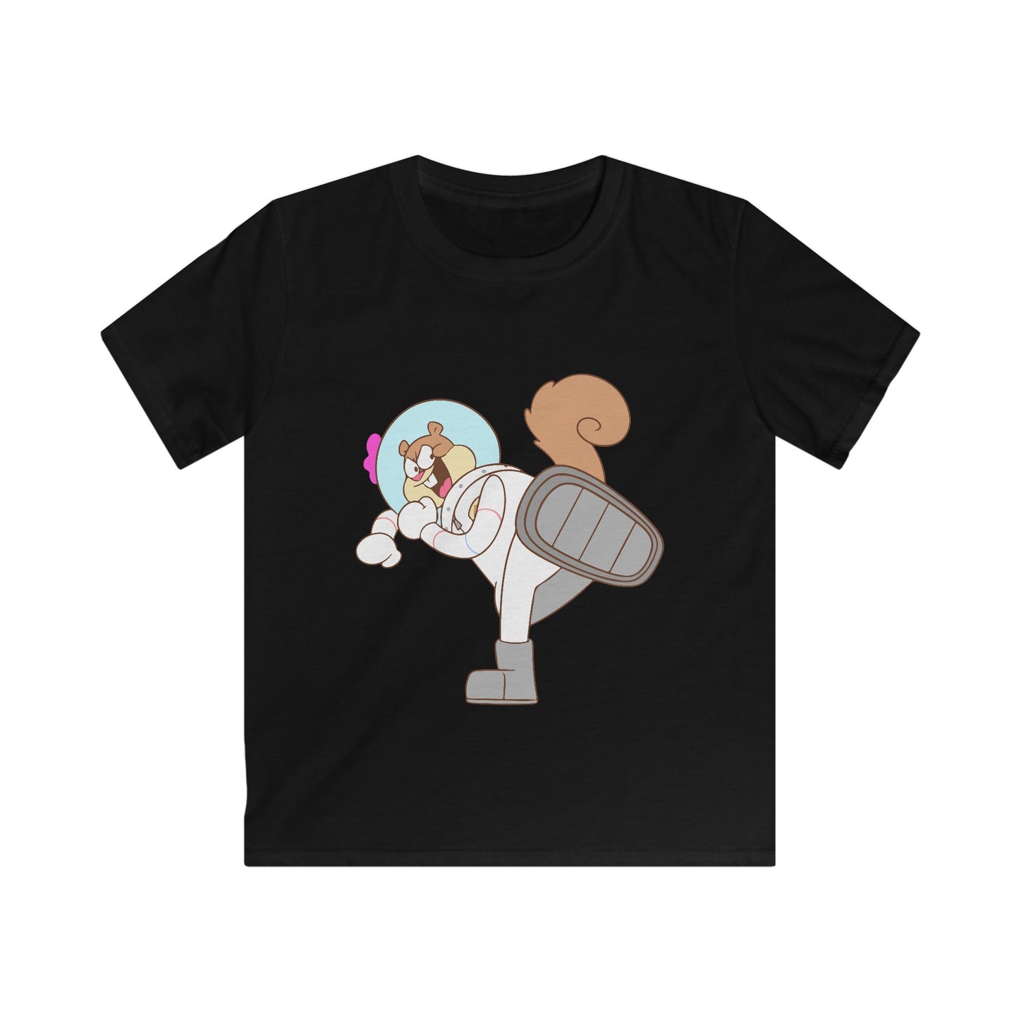 Kids Fun Graphic Tee, Cute Cartoon T-Shirt, Kids Squirrel Tee, Birthday Gift for Boys and Girls, Funny Kids Clothes