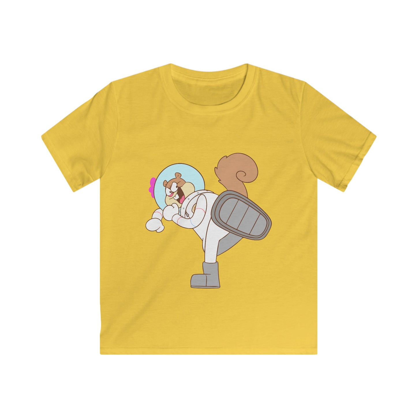 Kids Fun Graphic Tee, Cute Cartoon T-Shirt, Kids Squirrel Tee, Birthday Gift for Boys and Girls, Funny Kids Clothes