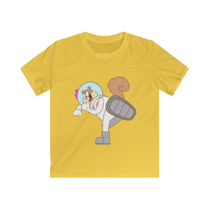 Kids Fun Graphic Tee, Cute Cartoon T-Shirt, Kids Squirrel Tee, Birthday Gift for Boys and Girls, Funny Kids Clothes