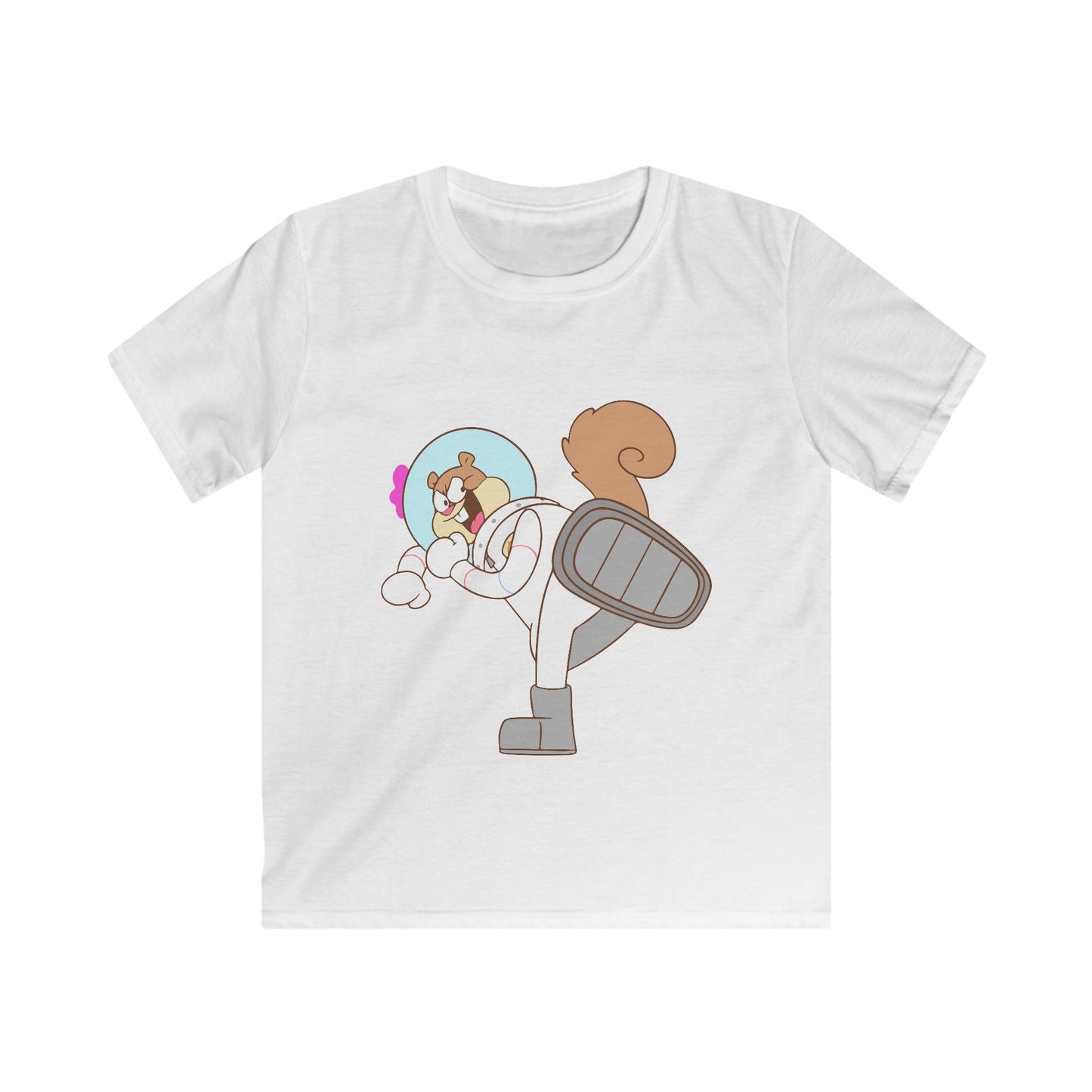 Kids Fun Graphic Tee, Cute Cartoon T-Shirt, Kids Squirrel Tee, Birthday Gift for Boys and Girls, Funny Kids Clothes