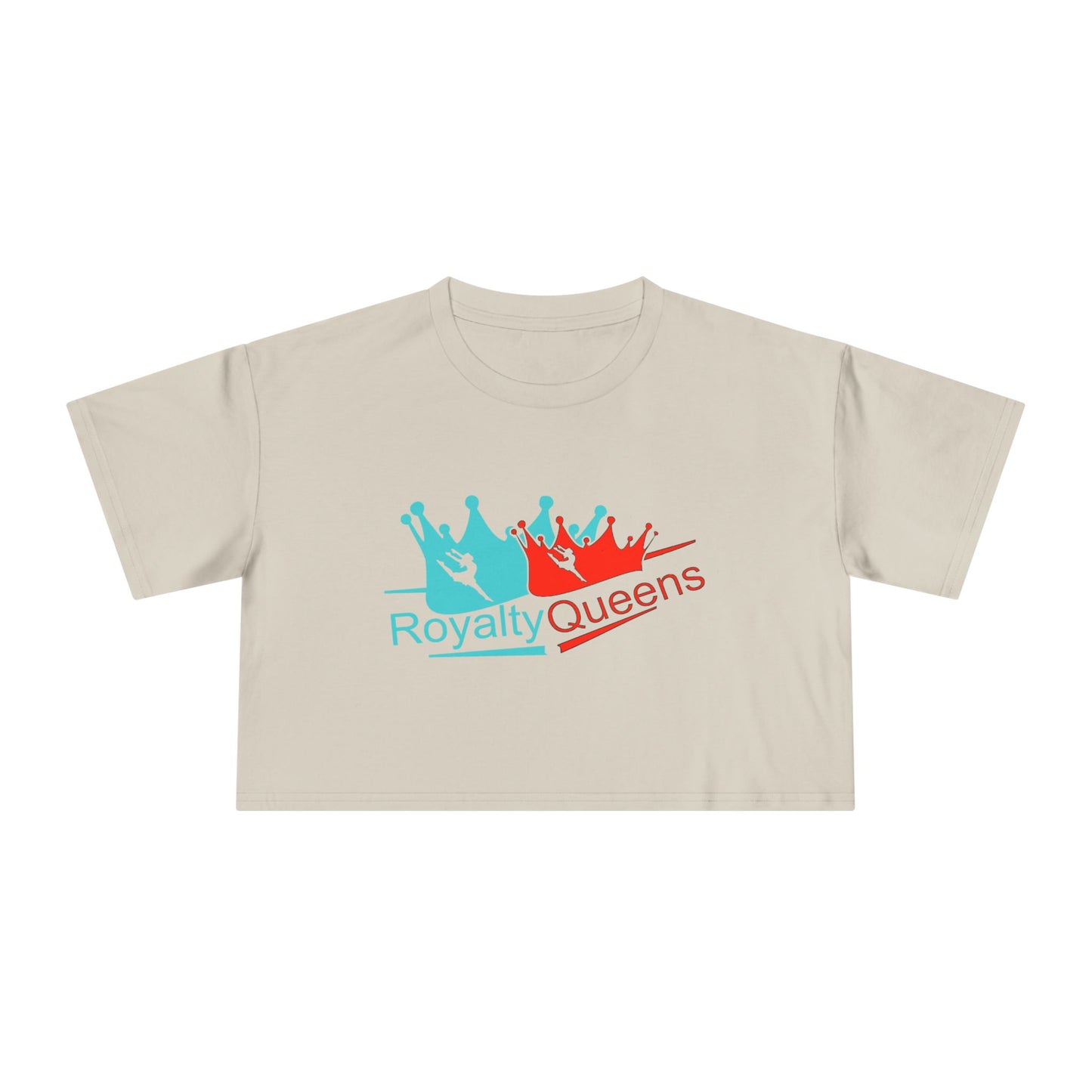 Royalty Queens Women's Crop Tee - Stylish Summer Top, Perfect Gift for Birthdays, Group Events, or Casual Outings