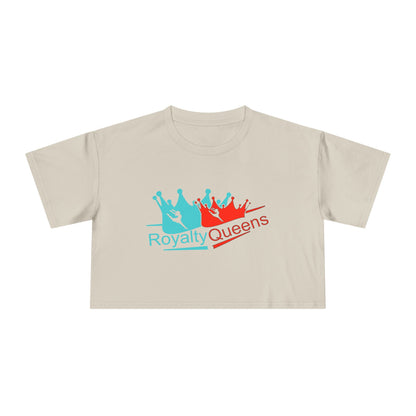 Royalty Queens Women's Crop Tee - Stylish Summer Top, Perfect Gift for Birthdays, Group Events, or Casual Outings