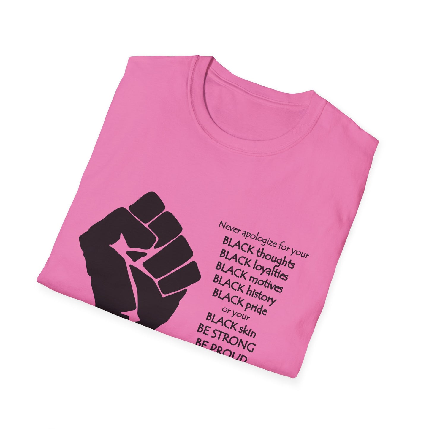 Empowerment Graphic T-Shirt: Unapologetically Black Tee, Activist Shirt, Social Justice Apparel, Inclusive Fashion, Statement Wear