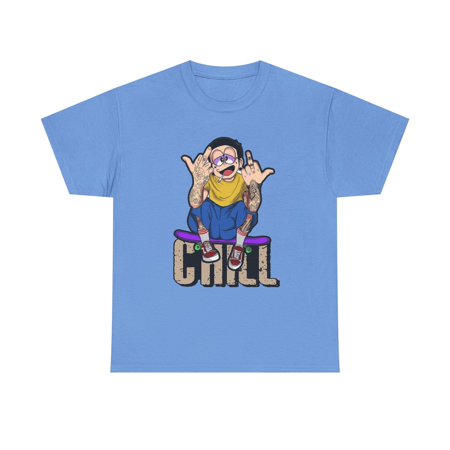 Chill Vibes Unisex Heavy Cotton Tee – Perfect for Relaxed Days