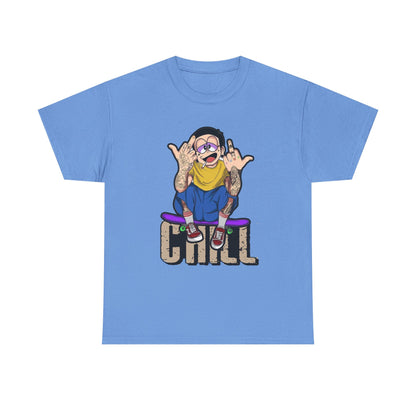 Chill Vibes Unisex Heavy Cotton Tee – Perfect for Relaxed Days