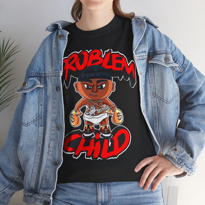Problem Child Unisex Heavy Cotton Tee - Bold Graphic for Streetwear Lovers