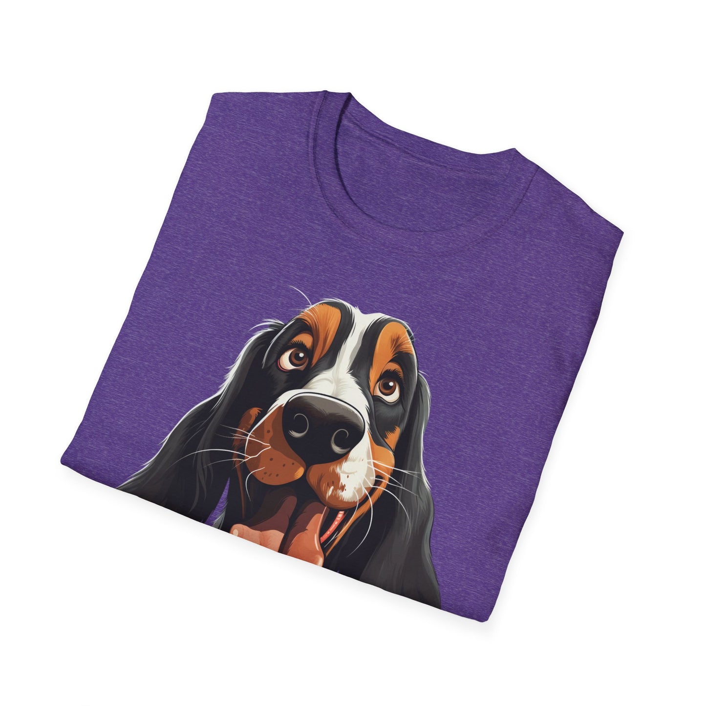 Cute Dog Graphic Unisex Softstyle T-Shirt - Perfect for Pet Lovers