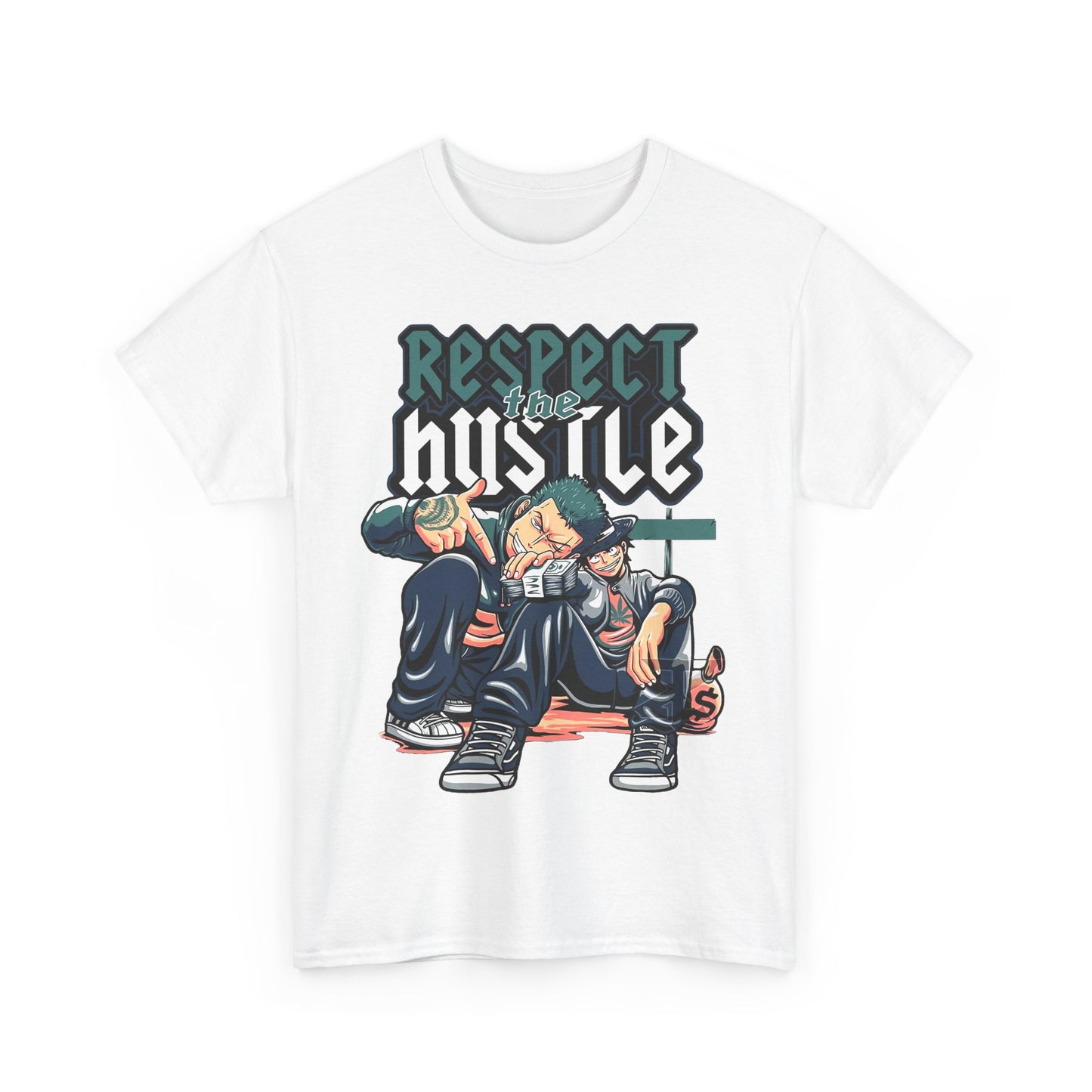 Respect the Hustle Unisex Heavy Cotton Tee - Streetwear Style Graphic Tee