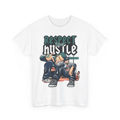 Respect the Hustle Unisex Heavy Cotton Tee - Streetwear Style Graphic Tee