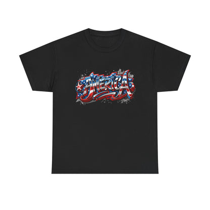 America Graphic Unisex Tee | Casual Wear, Independence Day Gift, Birthday Gift, Summer Outfit, Patriotic Shirt, Unisex Clothing