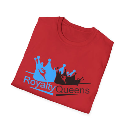 Royalty Queens Unisex Softstyle T-Shirt, Casual Tee, Gift for Queens, Birthday Shirt, Empowerment Apparel, Everyday Wear