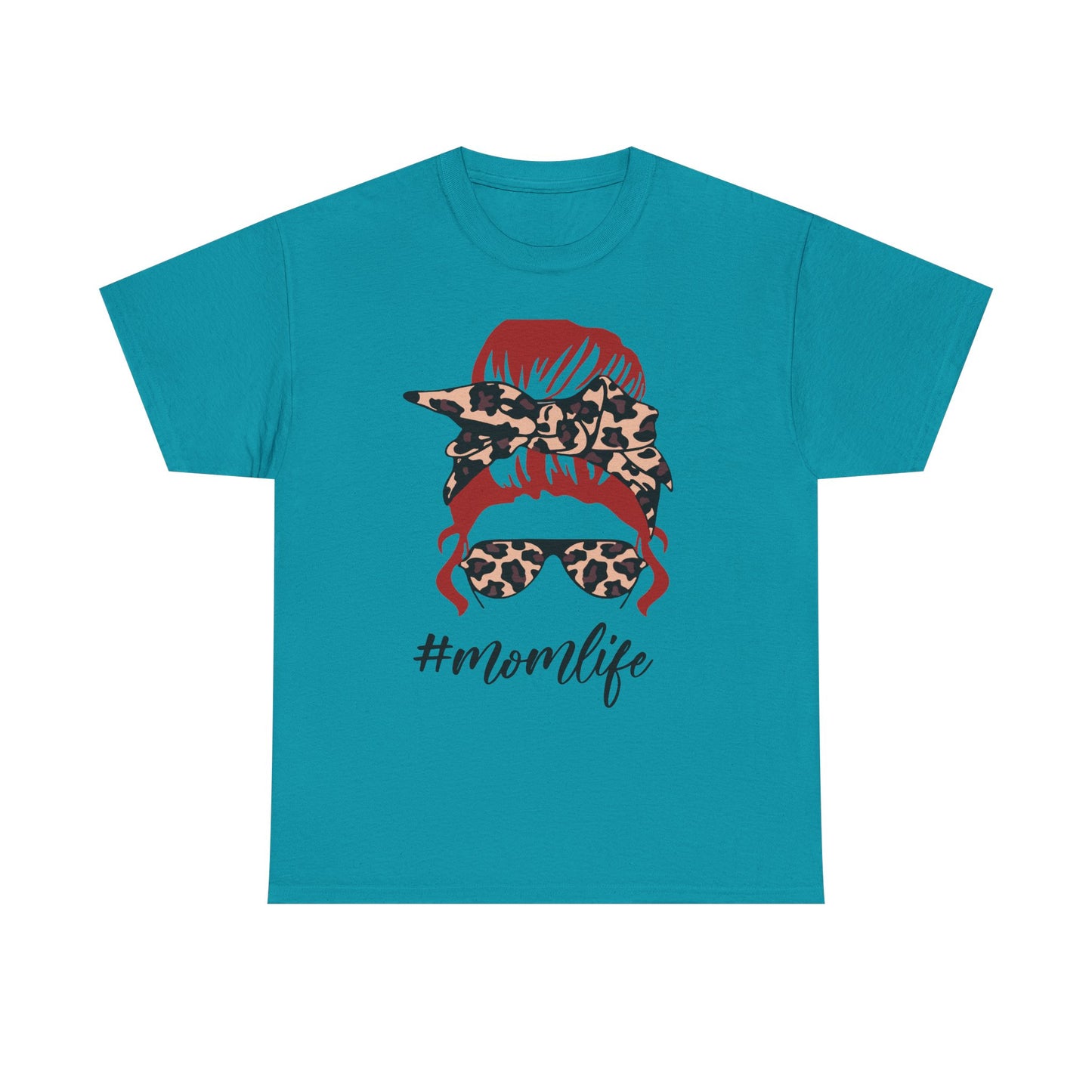 #Momlife Unisex Heavy Cotton Tee - Stylish & Comfortable T-Shirt for Moms