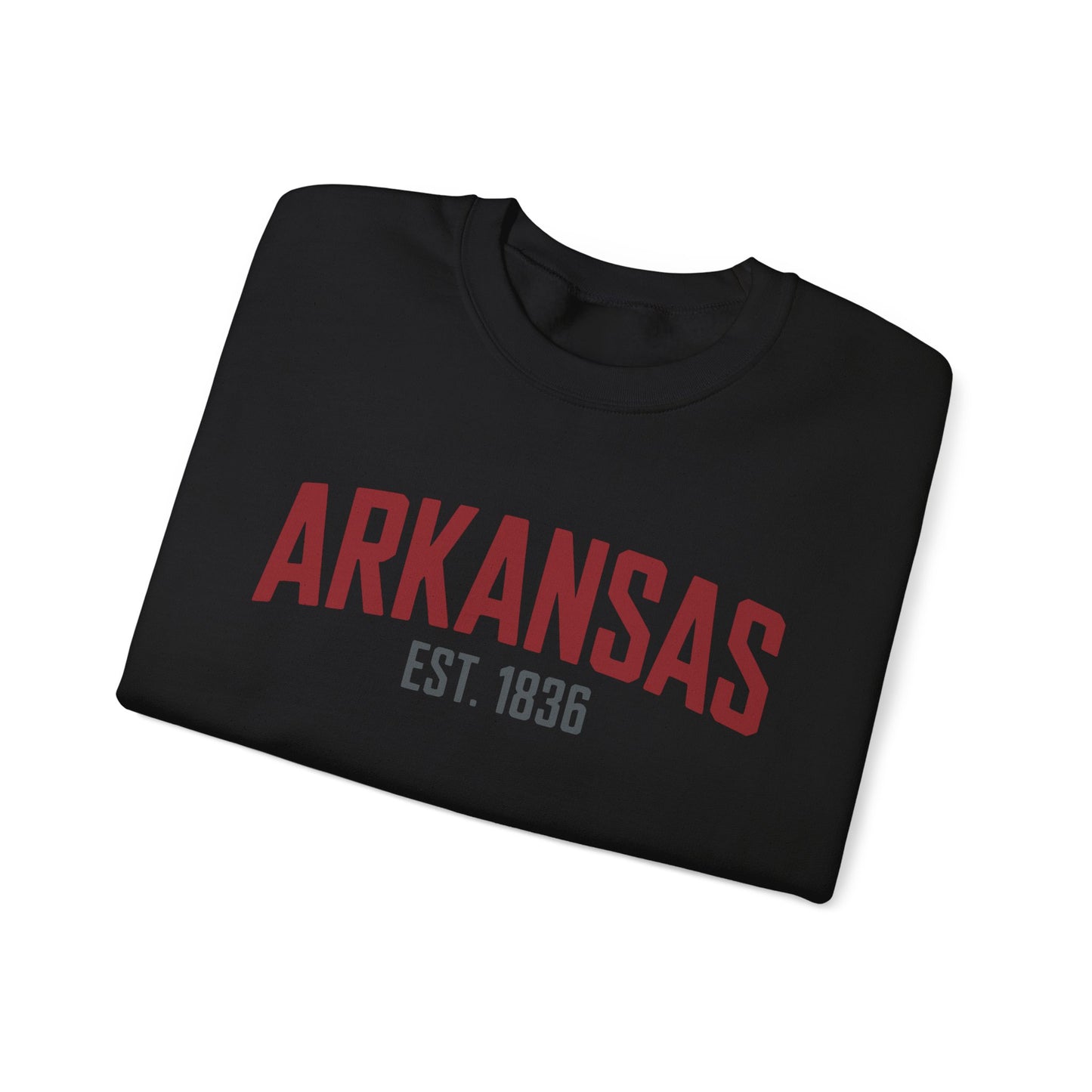 Arkansas Established 1836 Crewneck Sweatshirt