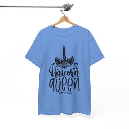 Unicorn Queen Unisex Heavy Cotton Tee - Fun and Playful Graphic T-Shirt for Unicorn Lovers