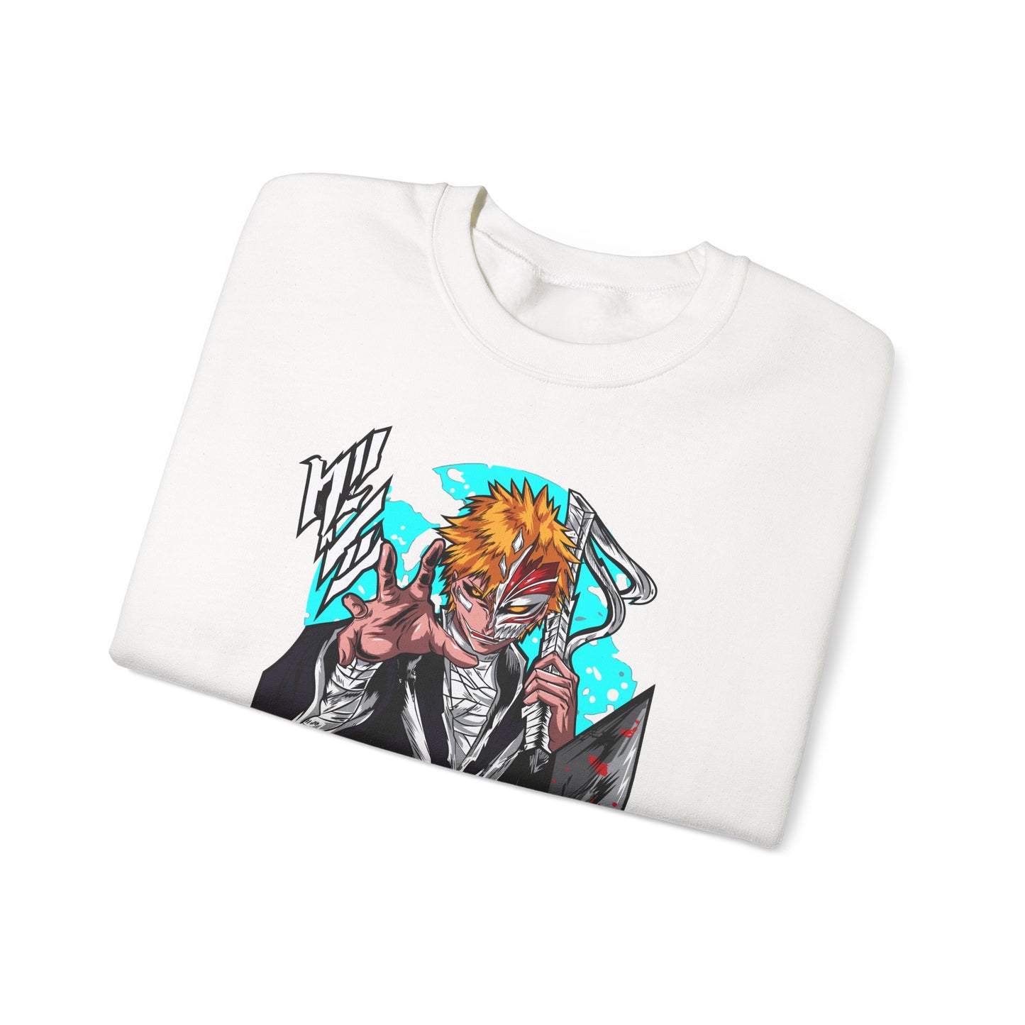 Anime Demon Slayer-Inspired Crewneck Sweatshirt — Ichigo-Style Character Art