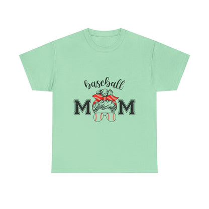 Baseball Mom Unisex Heavy Cotton Tee - Perfect for Game Day