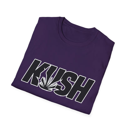 KUSH Graphic Unisex Softstyle T-Shirt - Cool Cannabis Vibe