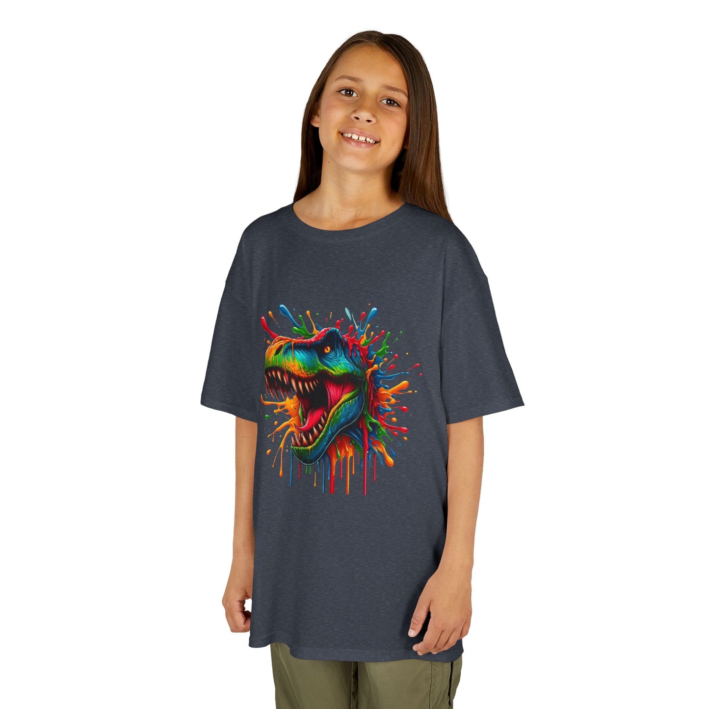 Colorful Dinosaur Kids Heavy Cotton™ Tee