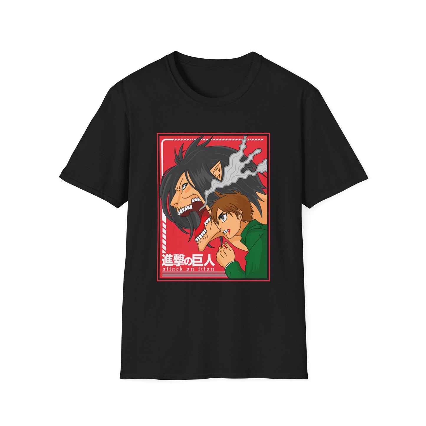 Anime-Inspired Unisex Tee - Softstyle T-Shirt, Casual Gift, Graphic Tee, Manga Apparel, Fan Merchandise