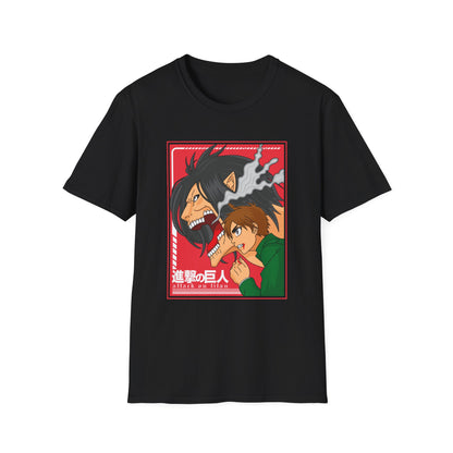 Anime-Inspired Unisex Tee - Softstyle T-Shirt, Casual Gift, Graphic Tee, Manga Apparel, Fan Merchandise