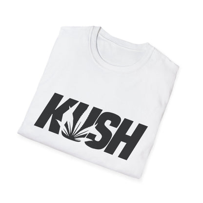KUSH Graphic Unisex Softstyle T-Shirt - Cool Cannabis Vibe