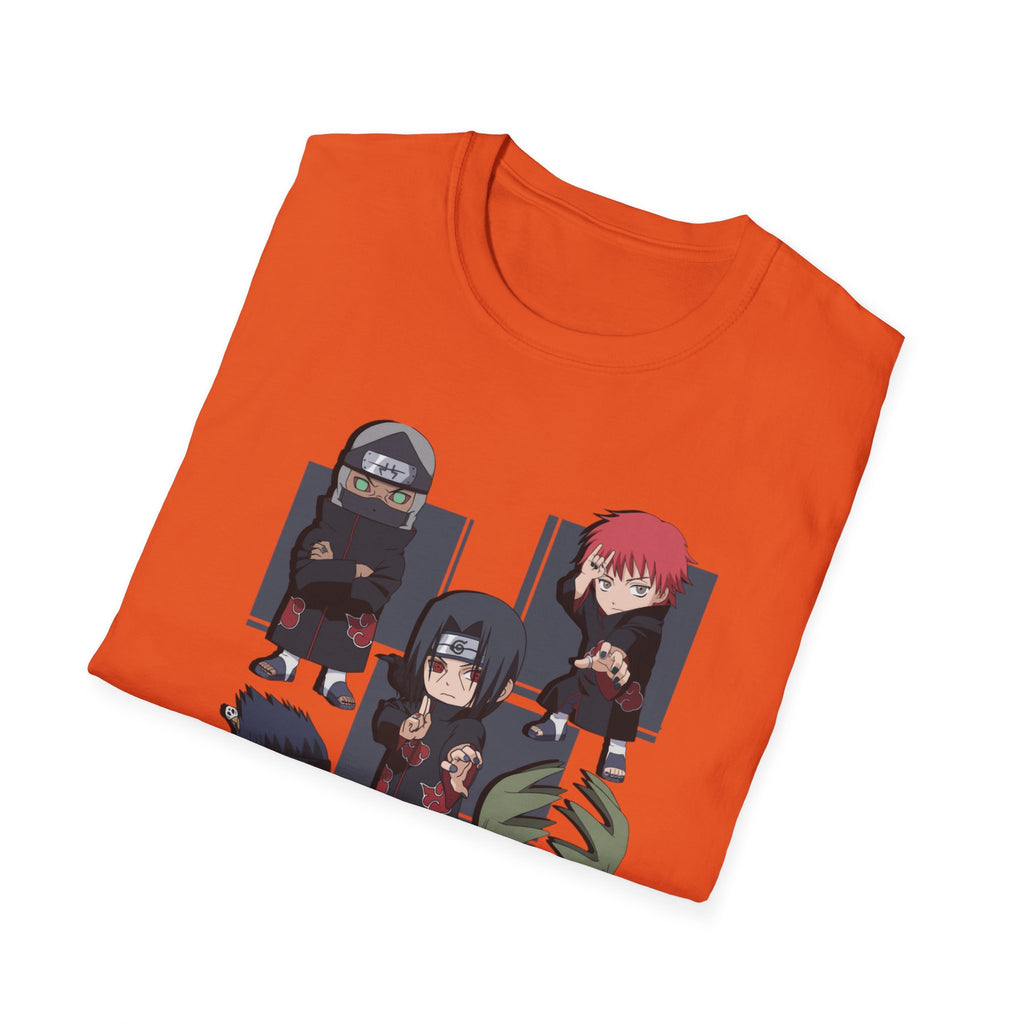 Anime Character Unisex Softstyle T-Shirt - Cool Graphic Tee for Fans