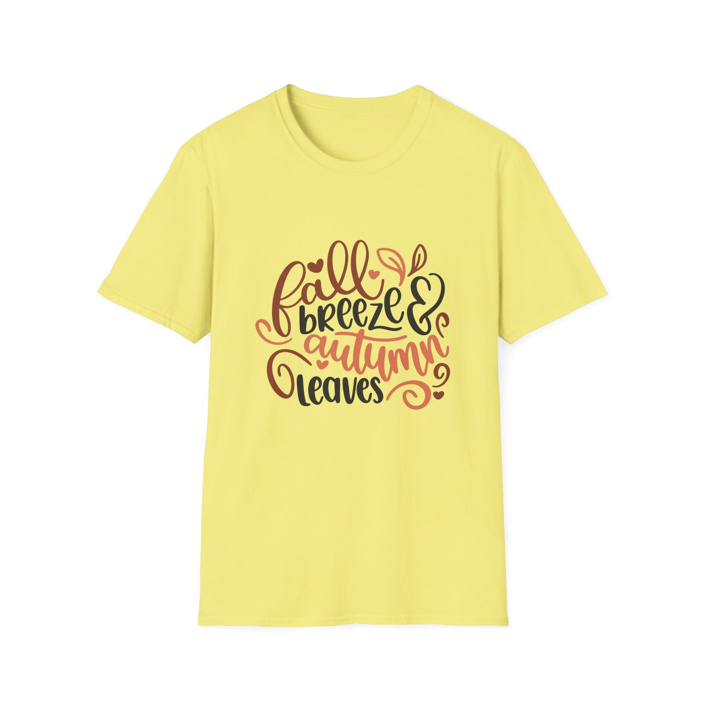 Cozy Autumn Unisex T-Shirt - Fall Breeze & Autumn Leaves, Seasonal Tee, Gift for Fall Lovers, Harvest Outfit, Stylish Casual Wear