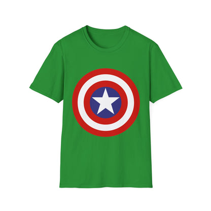 Captain-Inspired Unisex Softstyle T-Shirt, Superbowl Fan Tee, Superhero Gift, Comic Birthday Shirt, Casual Everyday Wear, Graphic Crew [...]