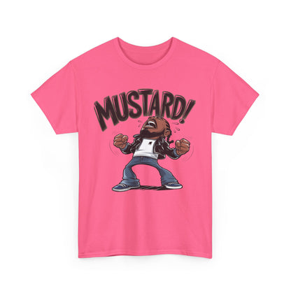Mustard! Graphic Unisex Heavy Cotton Tee - Fun Casual Streetwear T-Shirt