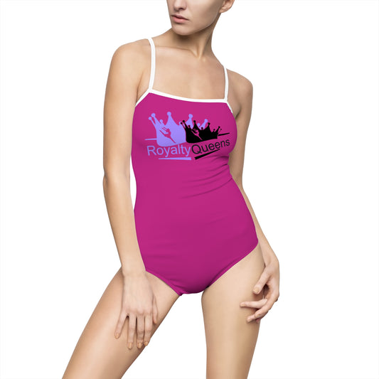 Royalty Queens One-Piece Swimsuit, Stylish Swimwear, Beach Day Outfit, Pool Party Essential, Gifts for Her, Summer Fashion